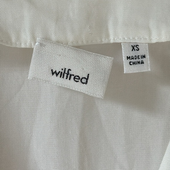 Aritzia Wilfred Cream Blouse Size XS - Picture 3 of 9